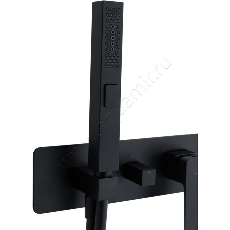 Смеситель для душа Allen Brau Infinity черный матовый 52101131 в интерьере