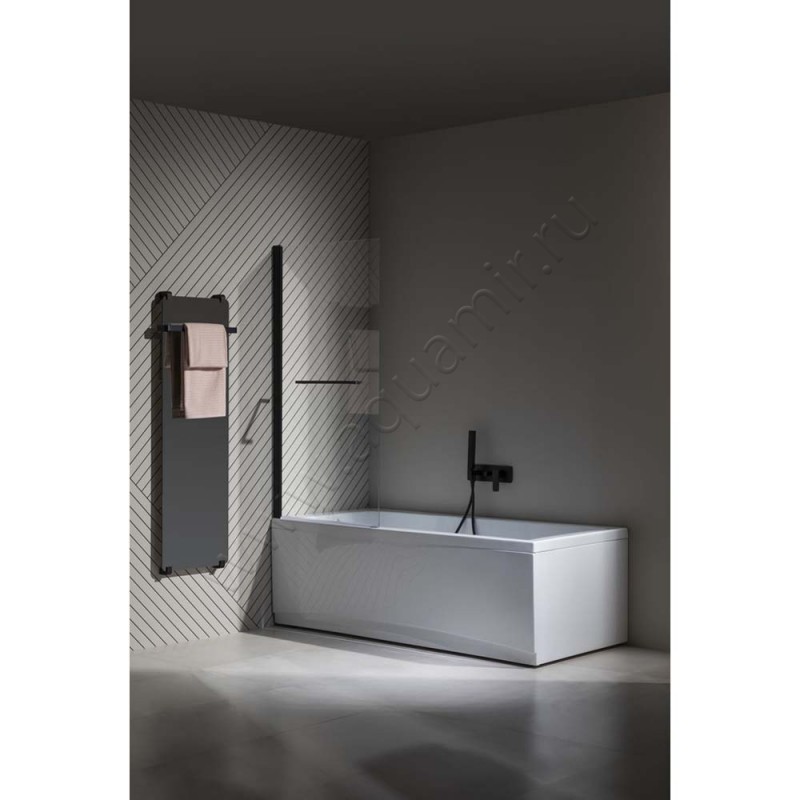 Смеситель для душа Allen Brau Infinity черный матовый 52101131 в интерьере