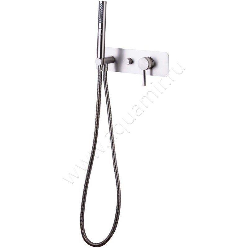 Смеситель для душа Allen Brau Priority никель матовый 531009BN в интерьере