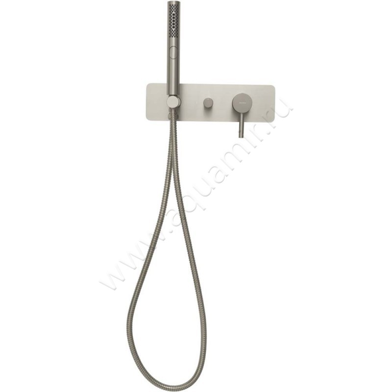 Смеситель для душа Allen Brau Priority никель матовый 531009BN в интерьере