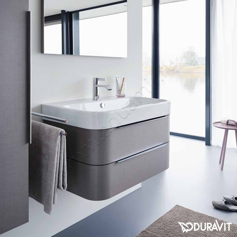 Тумба для раковины Duravit Happy D.2 H2636502222 в интерьере