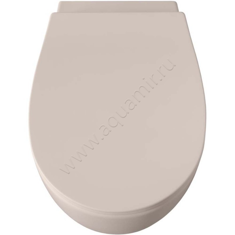 Унитаз подвесной Allen Brau FANTASY 51 см, безободковый, бежевый матовый 411004IV в интерьере