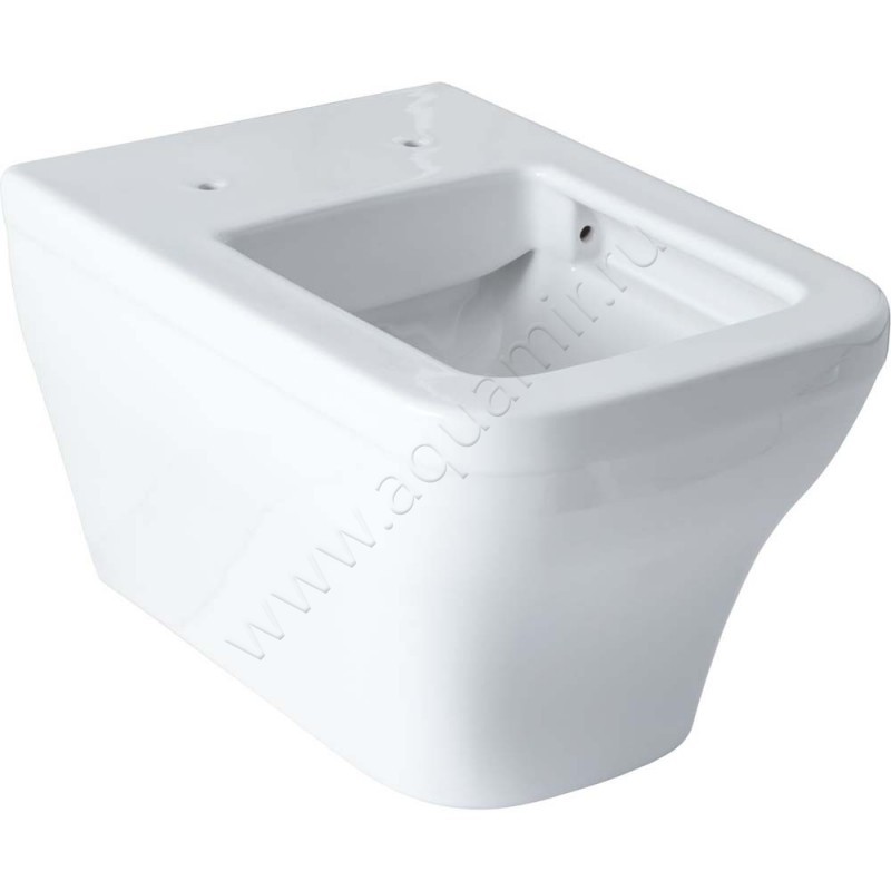 Унитаз подвесной Allen Brau INFINITY 53,5 см, безободковый, белый 42101120 в интерьере