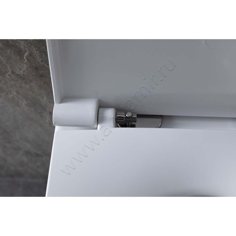 Унитаз подвесной Allen Brau REALITY 53 см, безободковый, белый, с покрытием 43200620 в интерьере