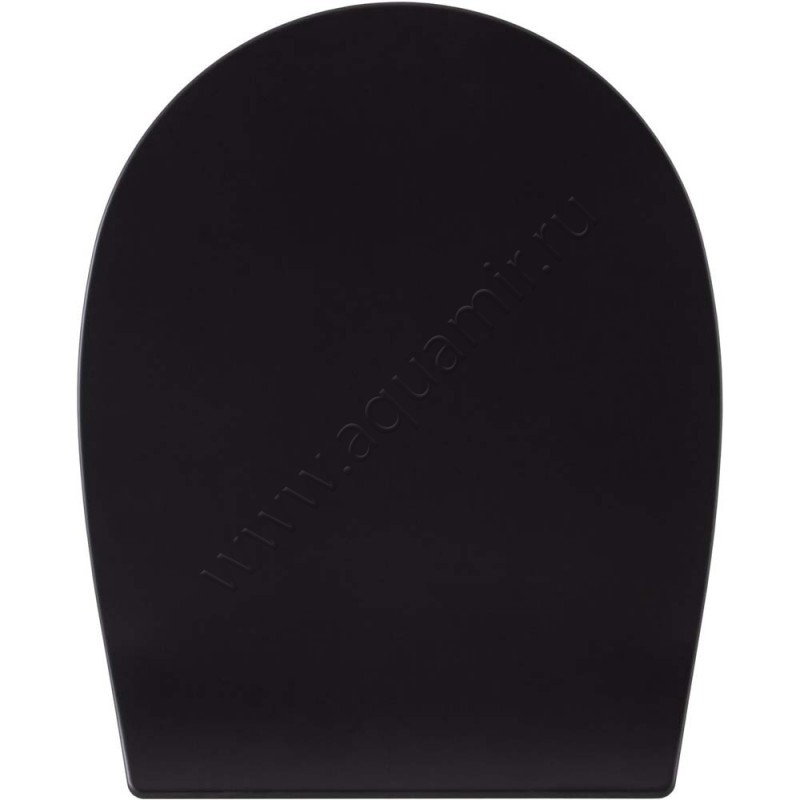 Крышка-сиденье Allen Brau Fantasy 44 x 36 см, черный матовый, микролифт 41100531 в интерьере