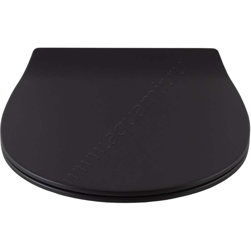 Крышка-сиденье Allen Brau Fantasy 44 x 36 см, черный матовый, микролифт 41100531 в интерьере