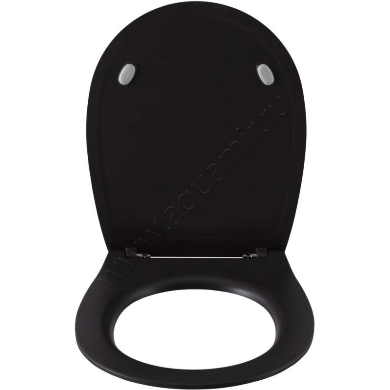 Крышка-сиденье Allen Brau Fantasy с микролифтом, черный 411005AN в интерьере