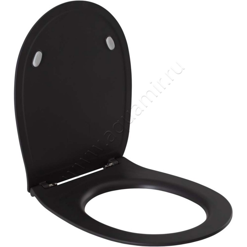 Крышка-сиденье Allen Brau Fantasy с микролифтом, черный 411005AN в интерьере