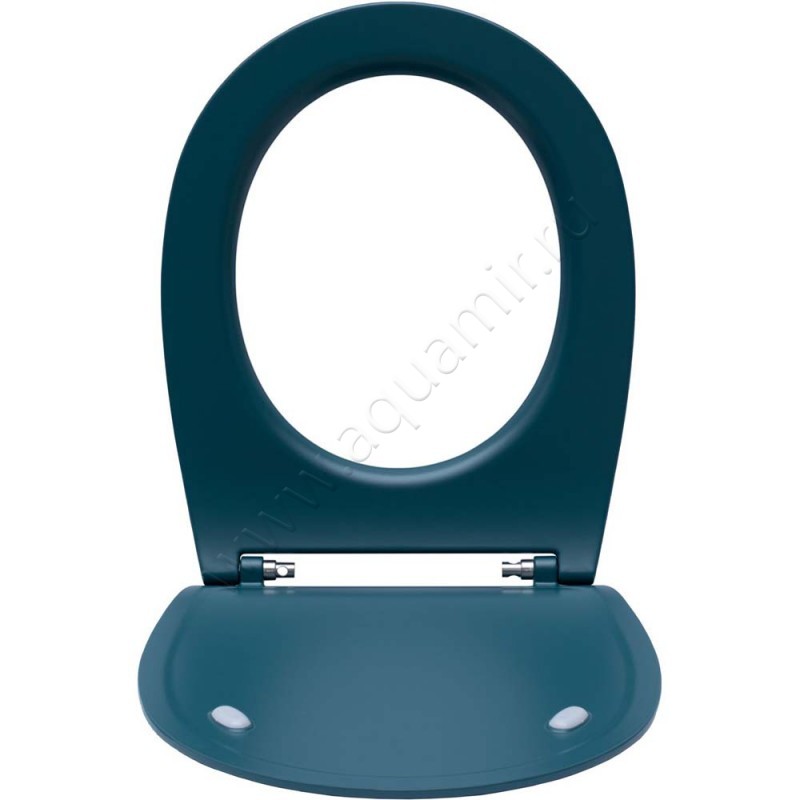 Крышка-сиденье Allen Brau Fantasy 44 x 36 см, зеленый матовый, микролифт 411005PT в интерьере