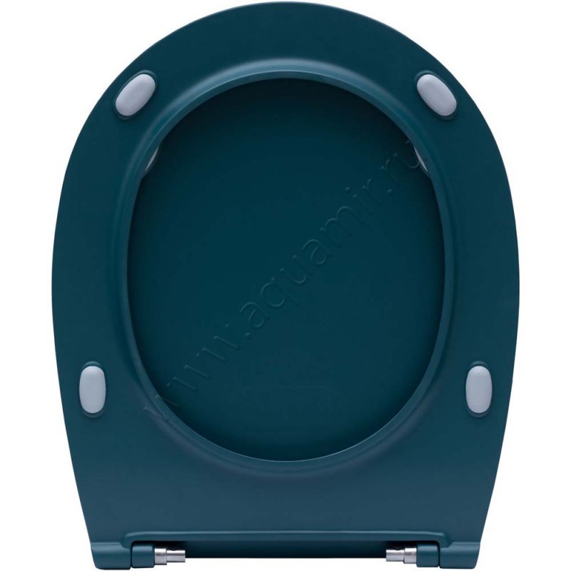 Крышка-сиденье Allen Brau Fantasy 44 x 36 см, зеленый матовый, микролифт 411005PT в интерьере