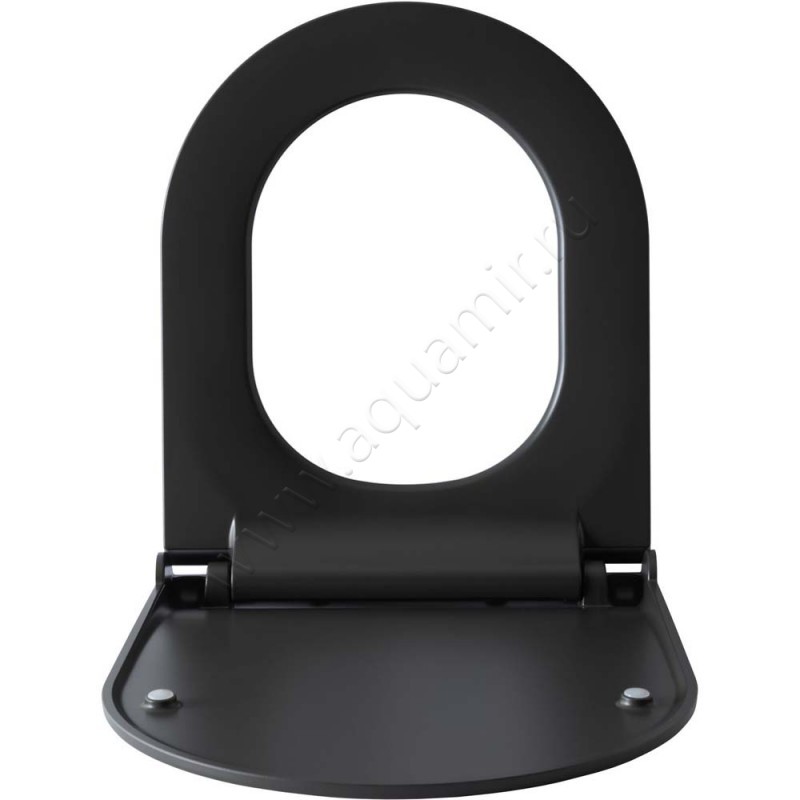 Крышка-сиденье Allen Brau Priority 44 x 36 см, серый матовый, микролифт 431004AN в интерьере