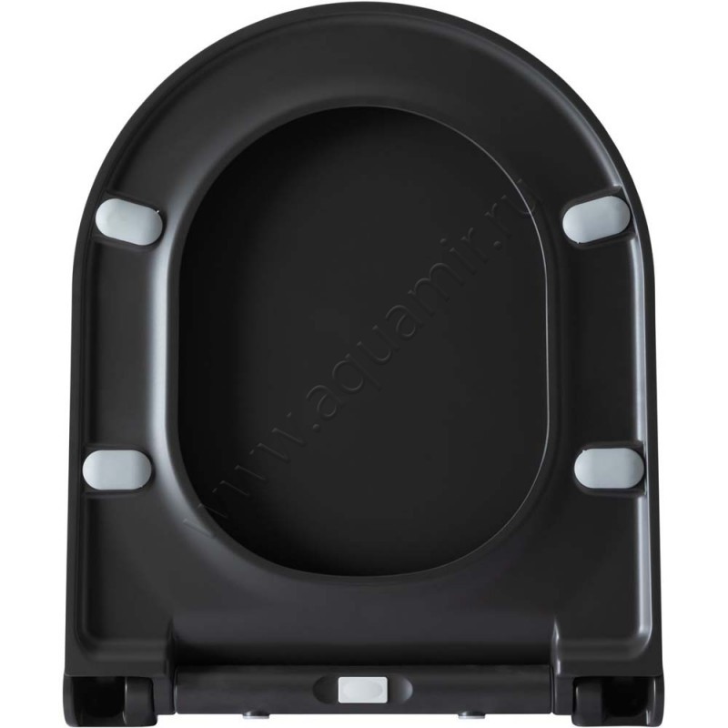 Крышка-сиденье Allen Brau Priority 44 x 36 см, серый матовый, микролифт 431004AN в интерьере