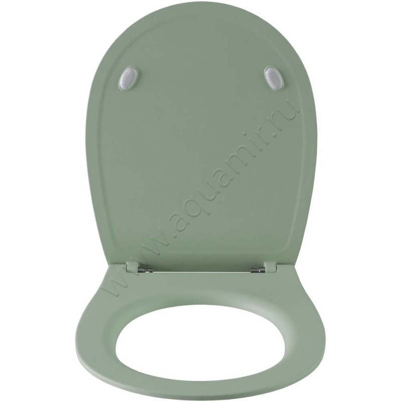Крышка-сиденье Allen Brau Fantasy 44 x 36 см, зеленый матовый, микролифт 411005MT в интерьере