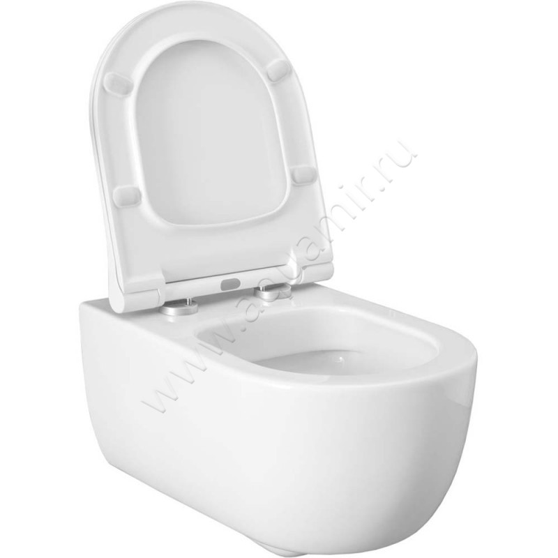 Унитаз подвесной Allen Brau PRIORITY с крышкой микролифт, 54,5 см, безободковый, белый 0030129643100420 в интерьере