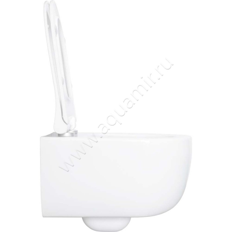 Унитаз подвесной Allen Brau PRIORITY с крышкой микролифт, 49 см, безободковый, белый 4310022043100420 в интерьере