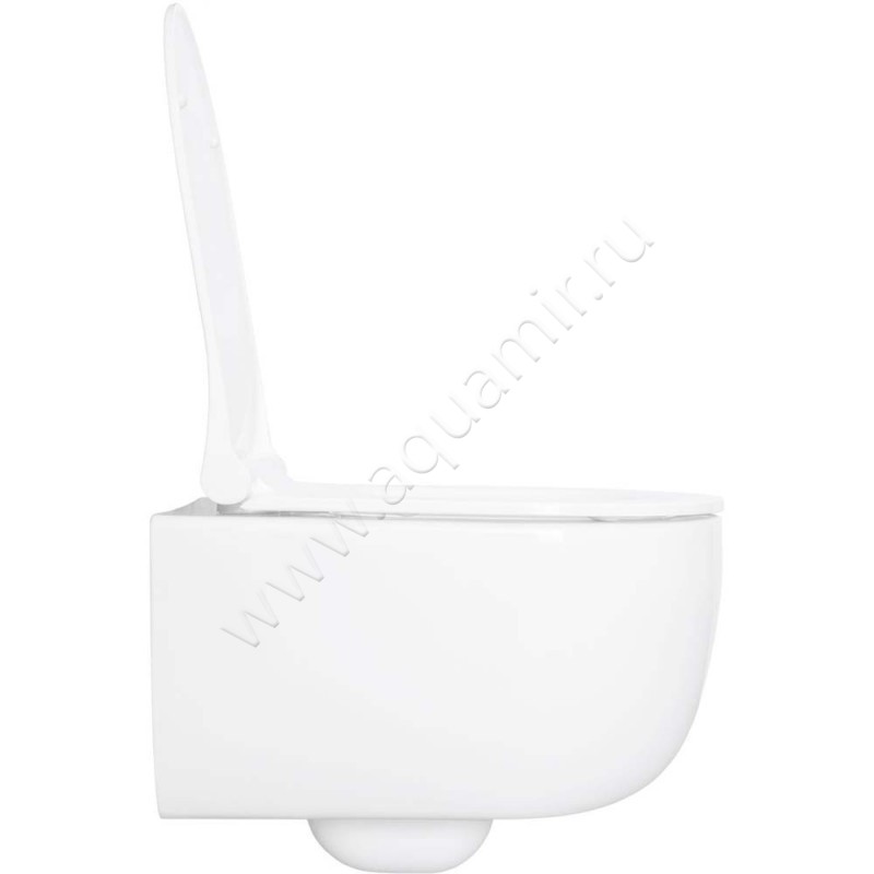 Унитаз подвесной Allen Brau PRIORITY с крышкой микролифт, 49 см, безободковый, белый 4310022043100420 в интерьере