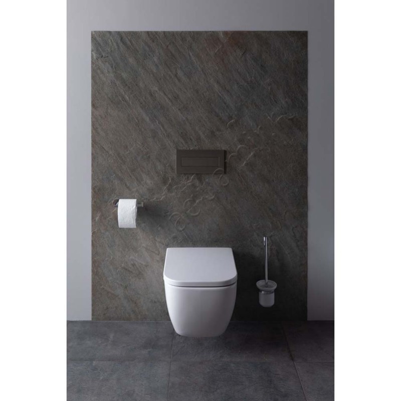 Унитаз подвесной Allen Brau INFINITY с крышкой микролифт, 51 см, безободковый, белый 4210042042101020 в интерьере