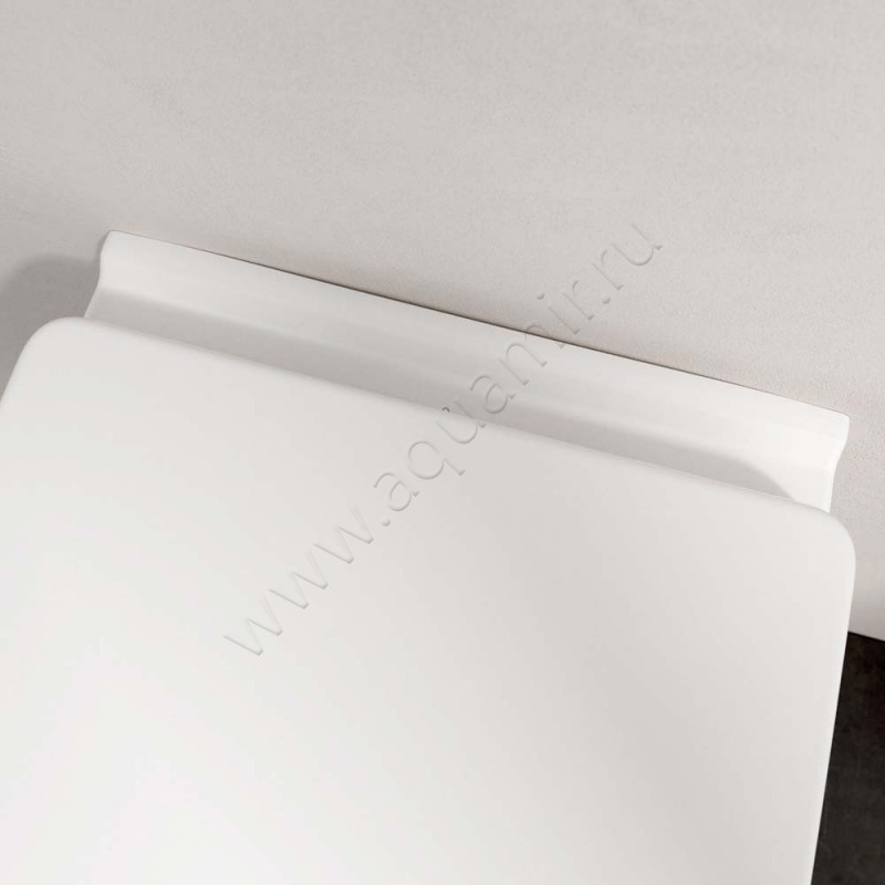 Унитаз подвесной Villeroy & Boch O.NOVO с крышкой, 49 см, белый 568810019M406101 в интерьере