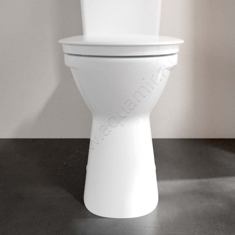 Унитаз-компакт Villeroy & Boch VICARE с крышкой микролифт, 71 см, безободковый, белый 4620R0R15760G1R19M67S1T1 в интерьере