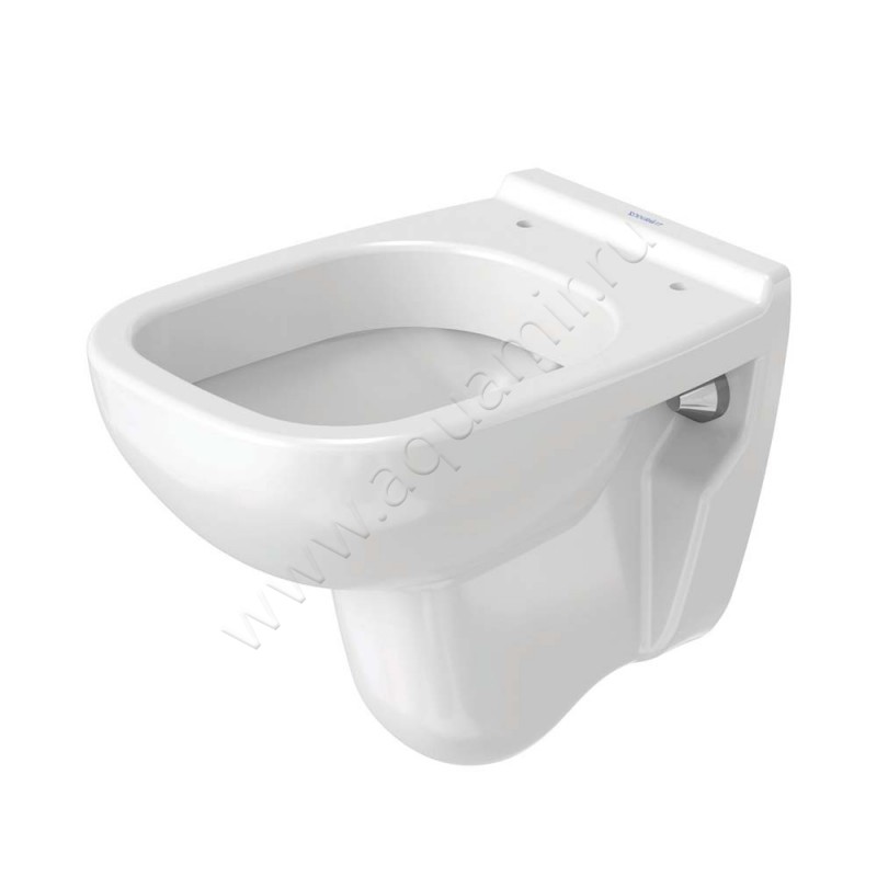 Унитаз подвесной Duravit D-CODE с крышкой, 48 см, безободковый, белый 22110900000067310000 в интерьере