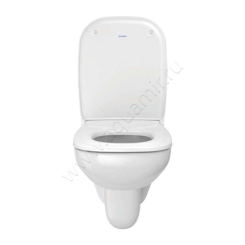 Унитаз подвесной Duravit D-CODE с крышкой, 48 см, безободковый, белый 22110900000067310099 в интерьере