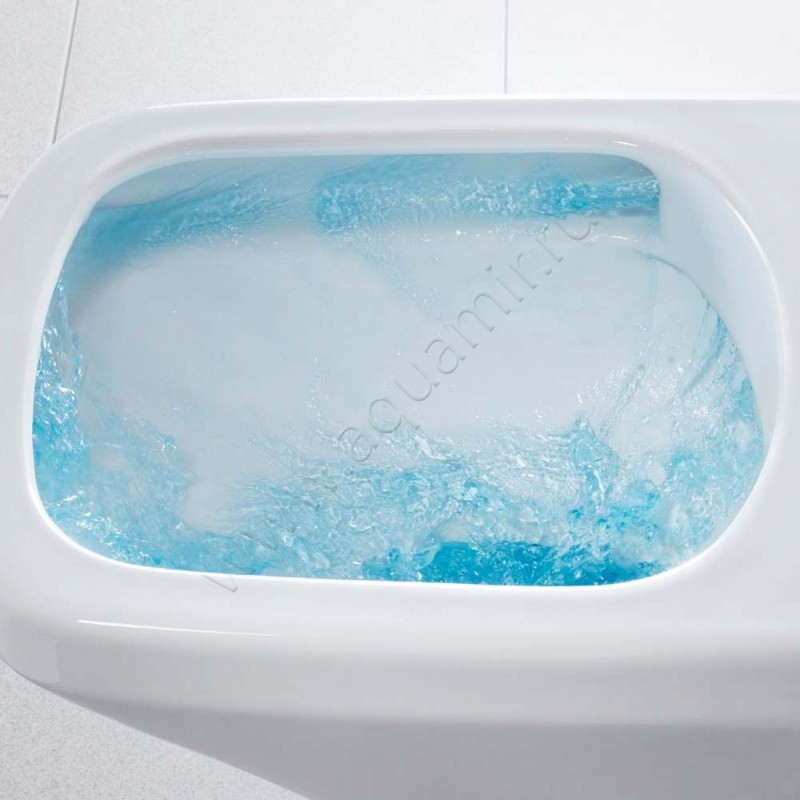 Унитаз подвесной Duravit DURASTYLE с крышкой микролифт, 62 см, безободковый, белый 254209000010060590000 в интерьере