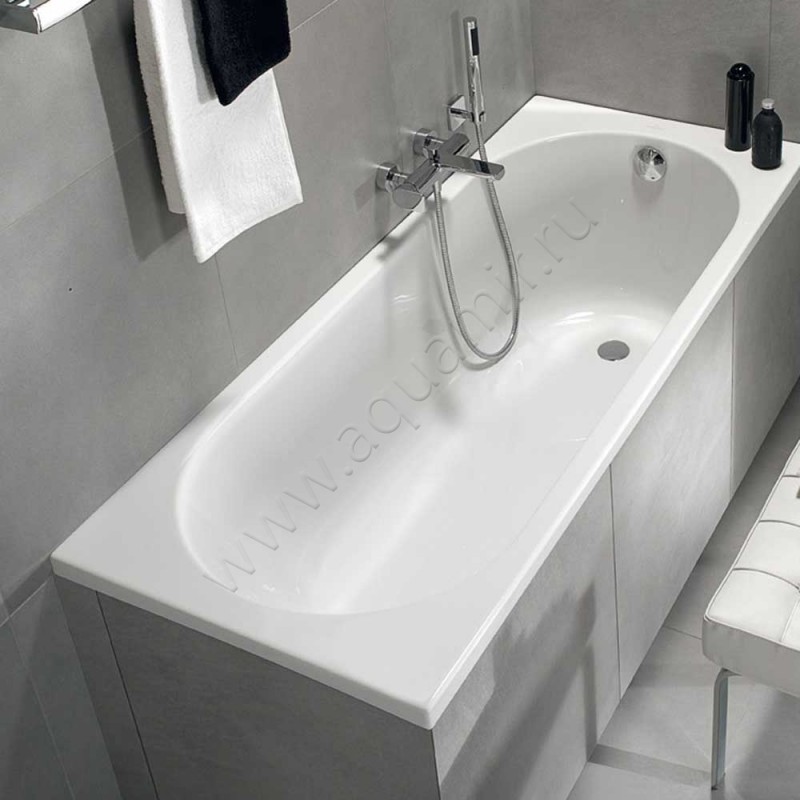 Ванна акриловая Villeroy & Boch O.novo 170x70 UBA177CAS2V01 в интерьере