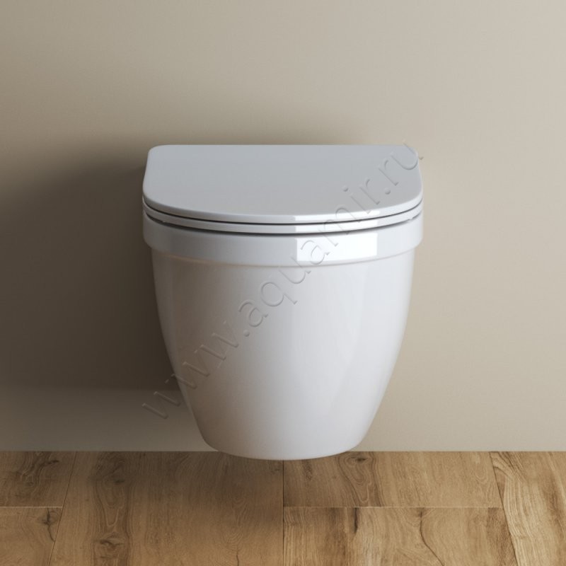 Унитаз подвесной BelBagno LOTO с крышкой микролифт, 52,4 см, безободковый, белый BB070CHRSCBB070SC в интерьере