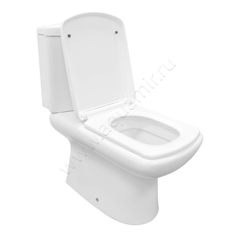 Унитаз-компакт в сборе с крышкой Azario ELANA микролифт AZ234 в интерьере