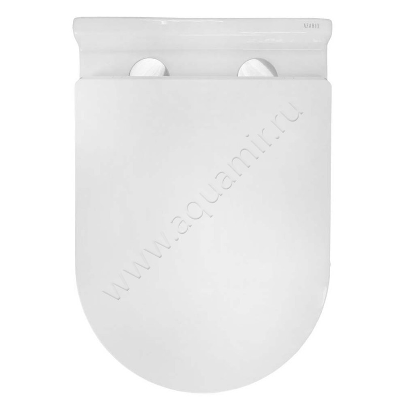 Унитаз подвесной Azario FORA с крышкой микролифт, 52 см, безободковый, белый AZ0017UQ1 в интерьере