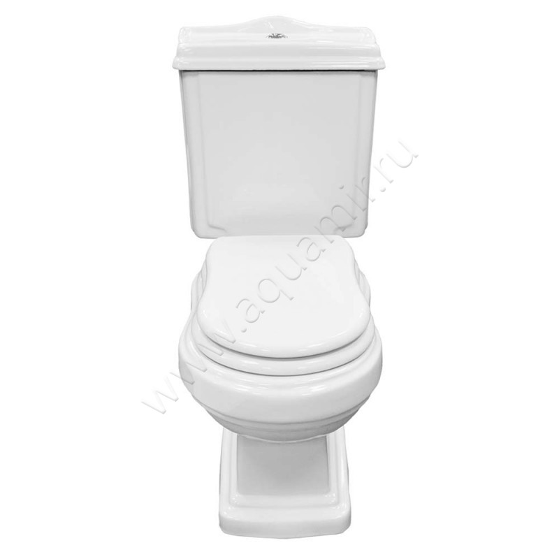 Унитаз-компакт Azario LORETTI с крышкой микролифт, 68 см, безободковый, белый AZ239 в интерьере