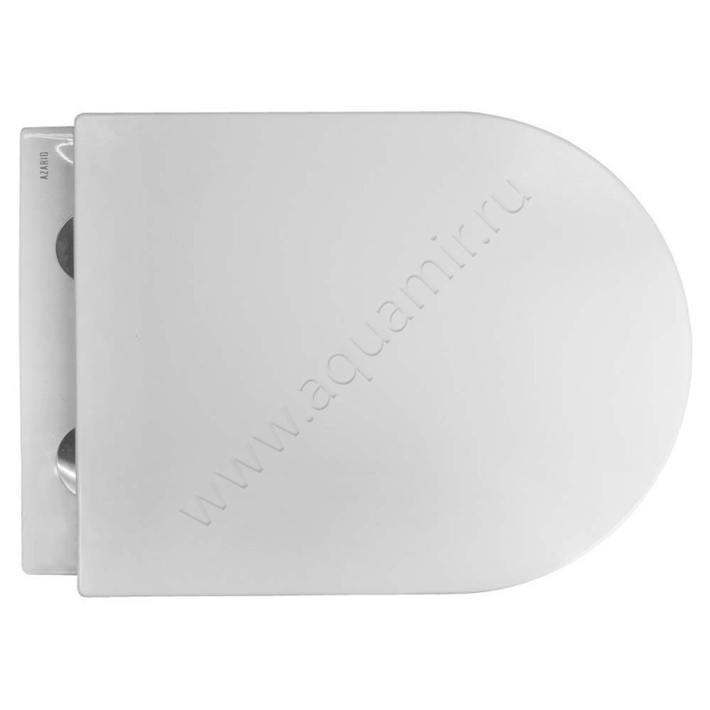 Унитаз подвесной Azario PORTA с крышкой микролифт, 52 см, безободковый, белый AZ0064 в интерьере