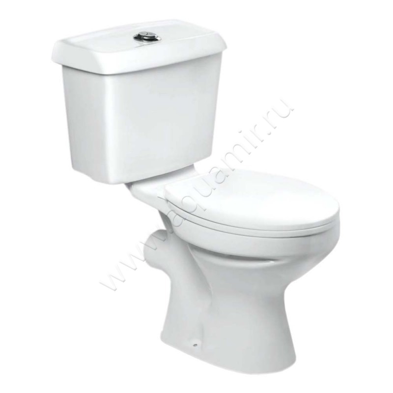 Унитаз-компакт в сборе с крышкой Loranto MARZO микролифт CSB1688PP в интерьере