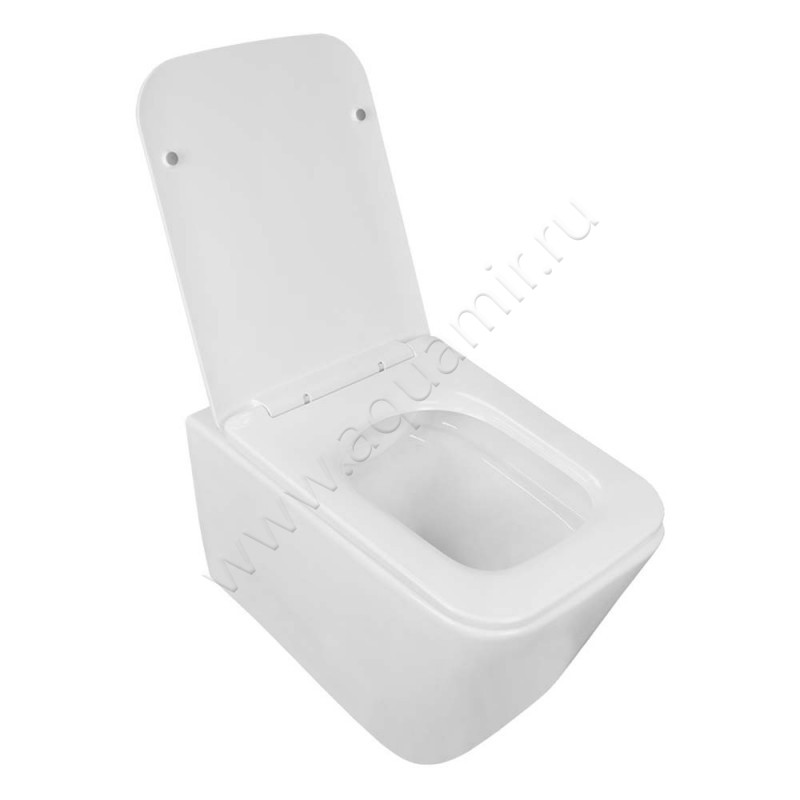 Унитаз подвесной с крышкой Loranto TALAS микролифт 00087268 в интерьере