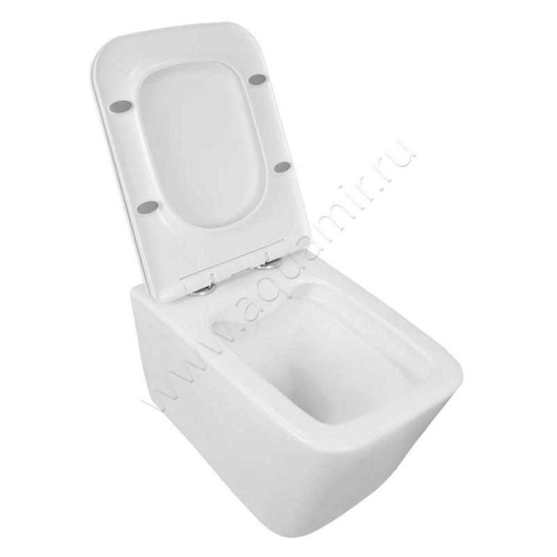 Унитаз подвесной с крышкой Loranto TALAS микролифт 00087268 в интерьере