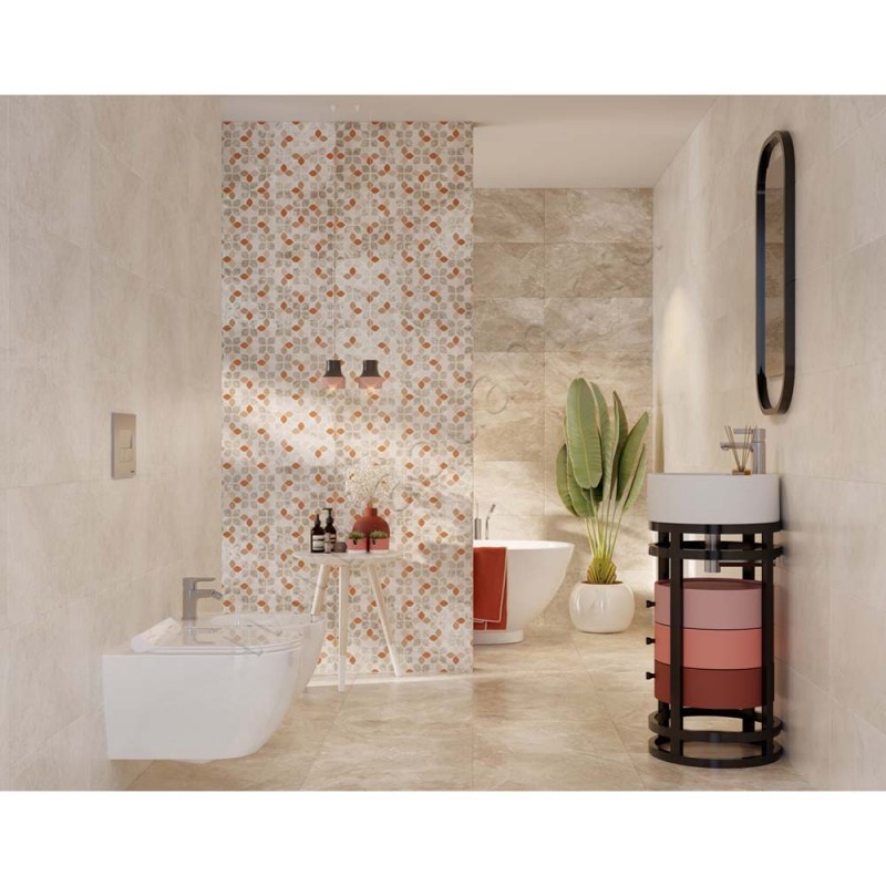 Унитаз подвесной Seramiksan HILL с крышкой микролифт, 52 см, безободковый, белый 00078707 в интерьере