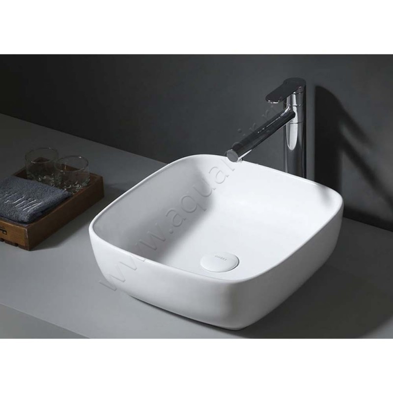 Раковина-чаша накладная Azario 40 см AZ41016 в интерьере