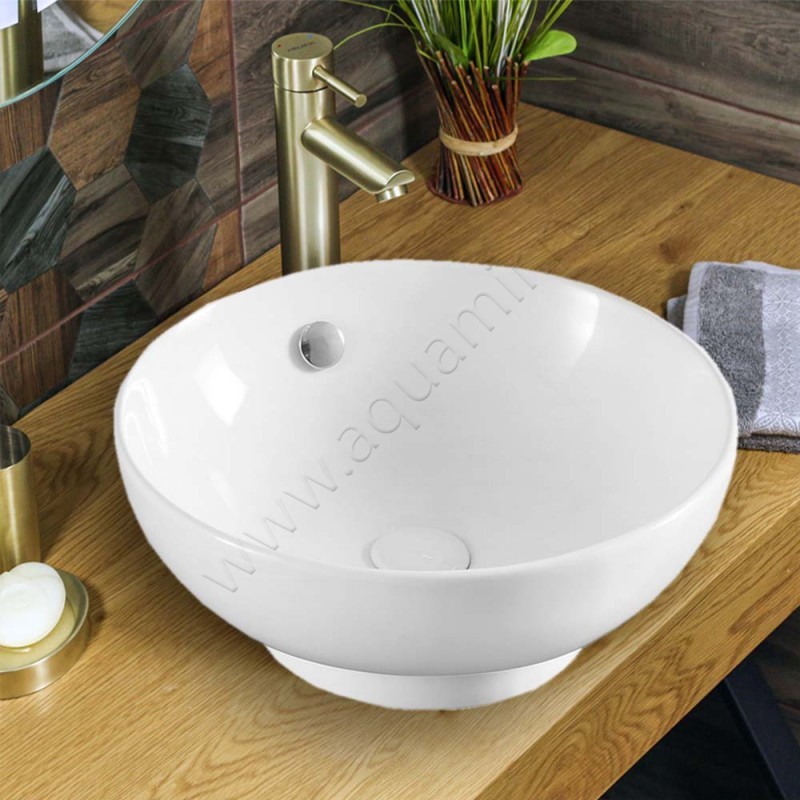 Раковина-чаша накладная Azario 40 см AZ4947 в интерьере