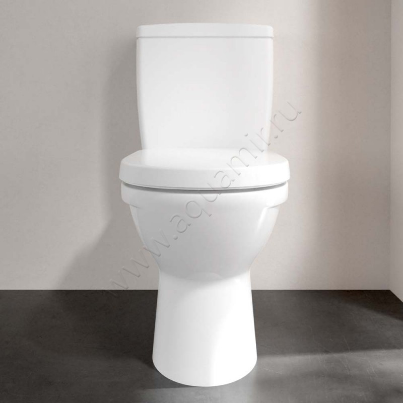 Унитаз напольный Villeroy & Boch O.NOVO 64 см, белый 56581001 в интерьере