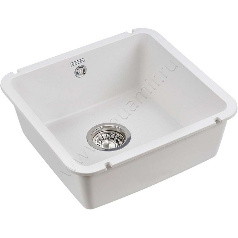 Кухонная мойка Paulmark Unter 45,5 см PM204543WH в интерьере