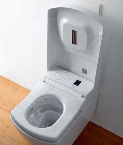 Крышка с функцией биде для унитаза TOTO Neorest EW с микролифтом, белый TCF994RWG#NW1 в интерьере