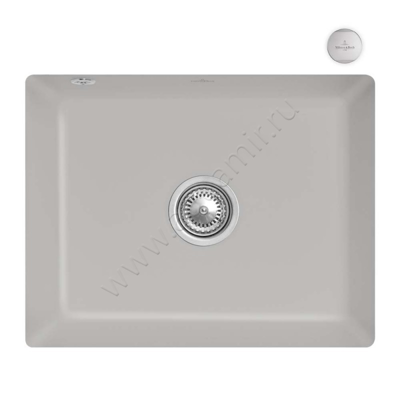 Кухонная мойка Villeroy & Boch Subway 54,5 см 331002KD в интерьере