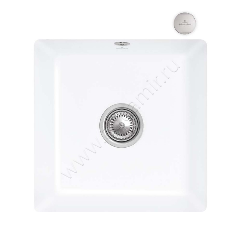 Кухонная мойка Villeroy & Boch Subway 44 см 332502R1 в интерьере