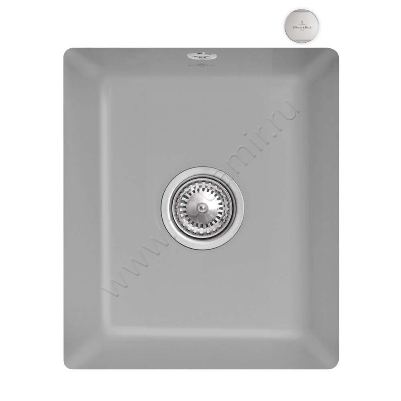 Кухонная мойка Villeroy & Boch Subway 37,5 см 332402SL в интерьере