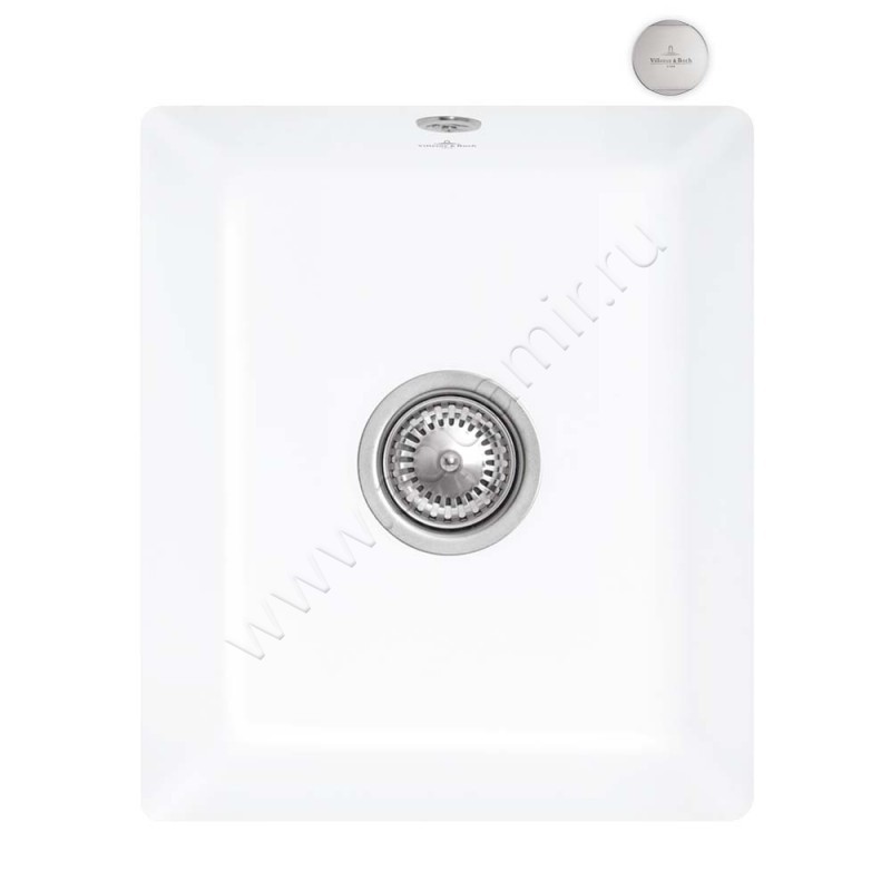 Кухонная мойка Villeroy & Boch Subway 37,5 см 332402RW в интерьере