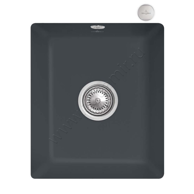 Кухонная мойка Villeroy & Boch Subway 37,5 см 332402S5 в интерьере