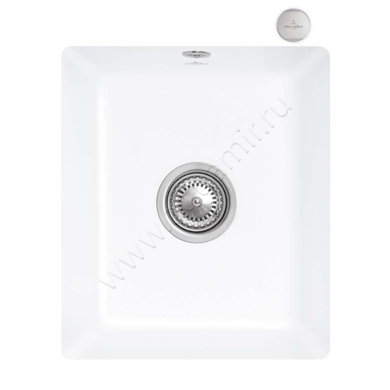 Кухонная мойка Villeroy & Boch Subway 37,5 см 332402KG в интерьере