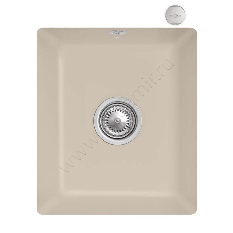 Кухонная мойка Villeroy & Boch Subway 37,5 см 332402AM в интерьере