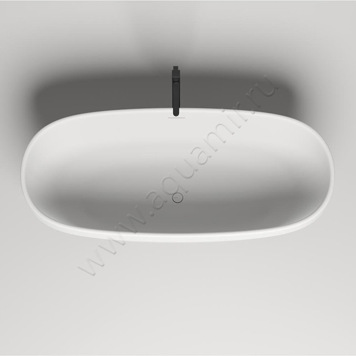 Ванна отдельностоящая Salini GRECA S-Stone Матовая 180х80 см 103121M в интерьере