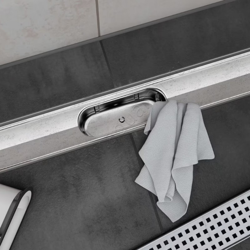 Дренажный канал Aco Showerdrain C 80 см 90108802 в интерьере